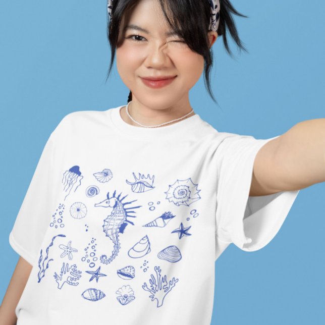 Jellyfish Marine Life T-Shirt (Von Creator hochgeladen)