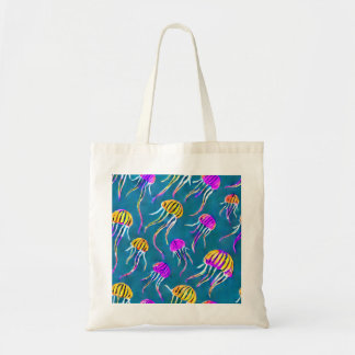 Jellyfish Muster Tote Tasche