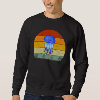 Jellyfish  Retro Style Vintage Sweatshirt