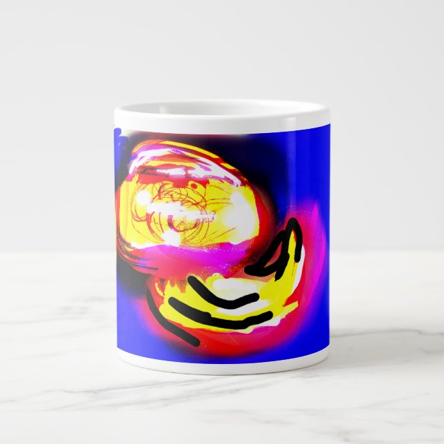 jellyfish wave  Jumbo-Tasse (Vorderseite)