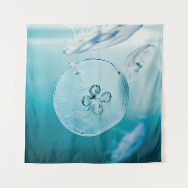 JELLYFISHES UNTERWASSER WANDTEPPICH (Vorderseite)