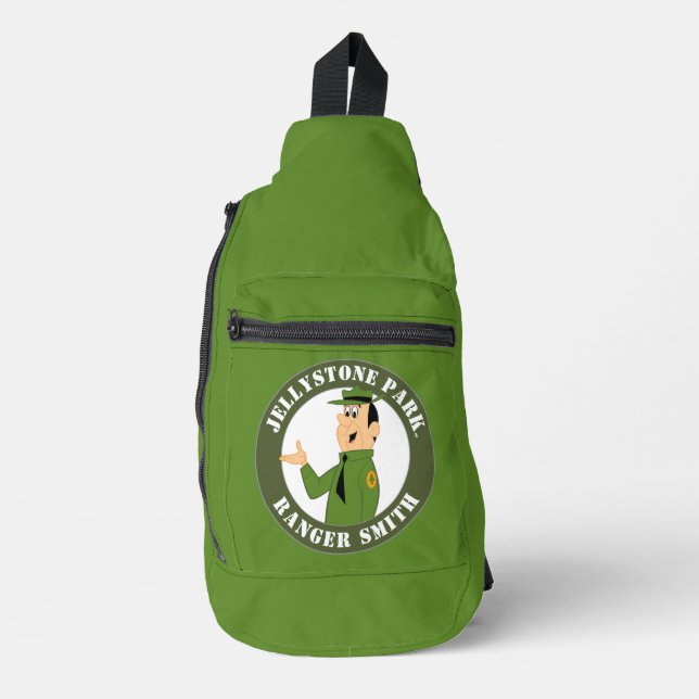 Jellystone's Ranger Smith Portrait Crossbody Bag (Vorderseite)