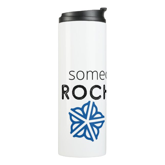Jemand aus Rochester (NY) Lieben Me Thermosbecher (Nach links gedreht)