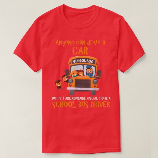 Jemand Besonderes braucht einen Schulbusfahrer T-Shirt (Design vorne)