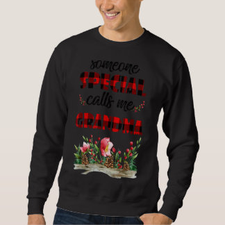 Jemand Besonderes nennt mich Oma Buffalo Kariert F Sweatshirt