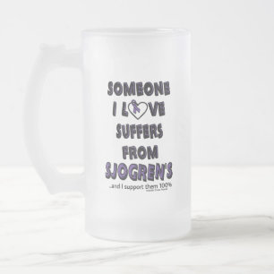 Jemand, den ich Liebe... Sjogrens Mattglas Bierglas
