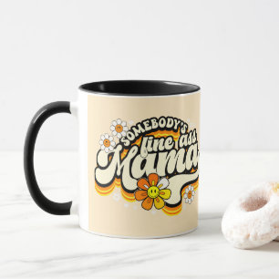 Jemand hat einen schönen Mama-Retro Tasse