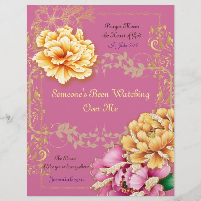 Jemand hat mir das Gedichtpapier angesehen (Vorderseite)