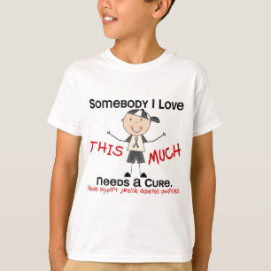 Jemand i-Liebe - jugendlicher Diabetes (Junge) T-Shirt