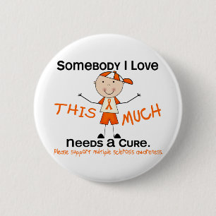 Jemand i-Liebe - mehrfache Sklerose (Junge) Button