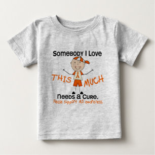 Jemand I Liebe - MS (Junge) Multiple Sklerose Baby T-shirt