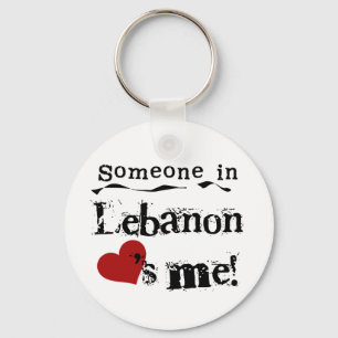 Jemand im Libanon Lieben ich Schlüsselanhänger