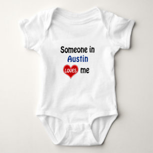 Jemand in Austin Liebe mir Baby Strampler