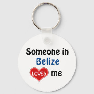 Jemand in Belize Lieben mir Schlüsselanhänger