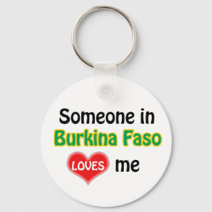Jemand in Burkina Faso liebt mich Schlüsselanhänger