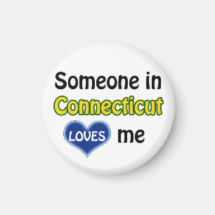 Jemand in Connecticut Lieben mir Magnet