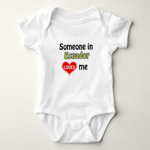 Jemand in Ecuador Lieben mir Baby Strampler