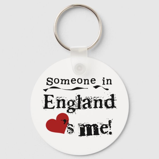 Jemand in England Lieben Schlüsselanhänger (Vorderseite)