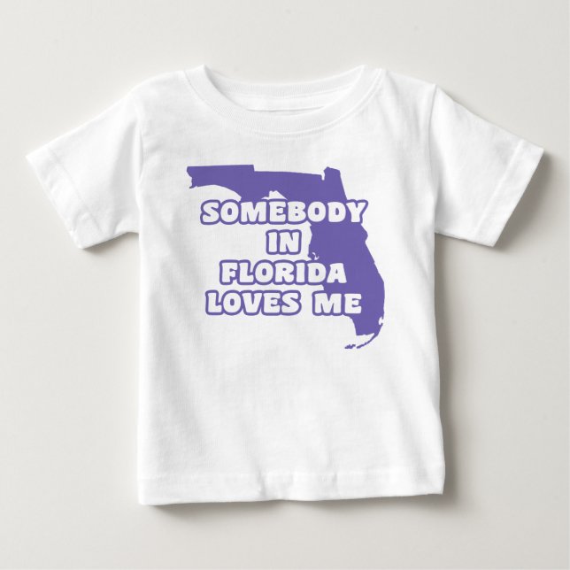 Jemand in Florida Lieben Me Baby T-shirt (Vorderseite)