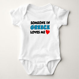 Jemand in Griechenland Lieben Baby Strampler