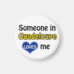 Jemand in Guadeloupe Lieben mir Magnet