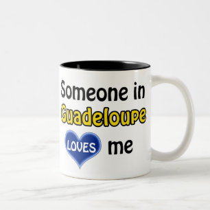 Jemand in Guadeloupe Lieben mir Zweifarbige Tasse