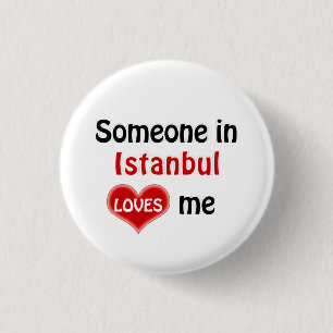 Jemand in Istanbul Lieben mir Button