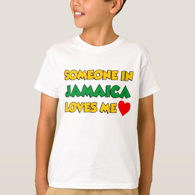 Jemand in Jamaika-Lieben ich T-Shirt (Vorderseite)