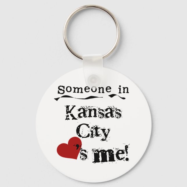 Jemand in Kansas City Schlüsselanhänger (Vorderseite)