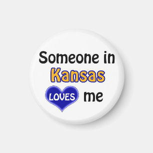Jemand in Kansas Lieben mir Magnet