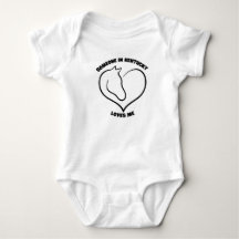 Jemand in Kentucky Lieben Me Baby Bodysuit