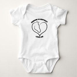 Jemand in Kentucky Lieben Me Baby Bodysuit Baby Strampler