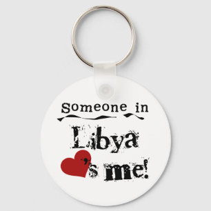 Jemand in Libyen-Lieben ich Schlüsselanhänger