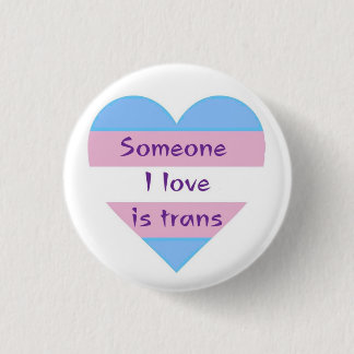 jemand in Liebe ist trans Button