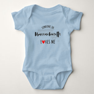 Jemand in Massachusetts Lieben ich Baby Bodysuit Baby Strampler