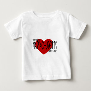 Jemand in Massachusetts-Lieben ich Baby T-shirt