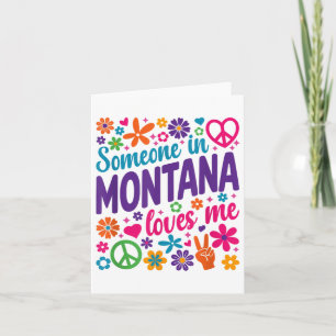 Jemand in Montana Liebe mir _1 Karte