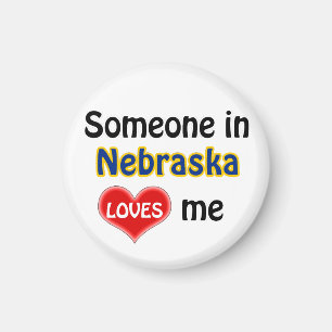 Jemand in Nebraska Liebe mir Magnet