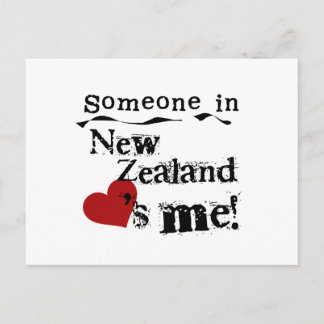 Jemand in Neuseeland-Lieben ich Postkarte
