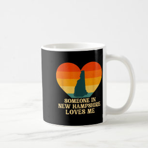Jemand in New Hampshire liebt mich Nh Us State Ret Kaffeetasse