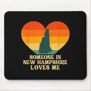 Jemand in New Hampshire liebt mich Nh Us State Ret Mousepad