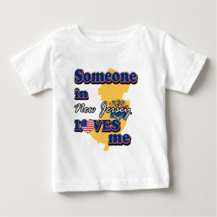 Jemand in New-Jersey Lieben ich Baby T-shirt