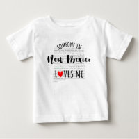 Jemand in New Mexico Lieben Mich Map Baby T Shirt