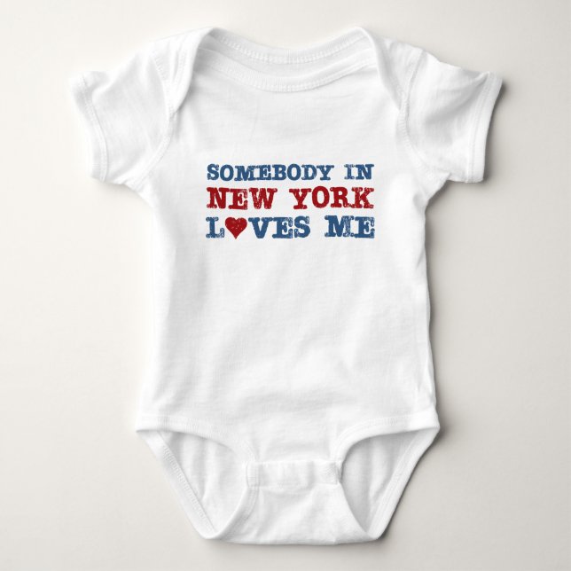 Jemand in New- YorkLieben ich Baby Strampler (Vorderseite)
