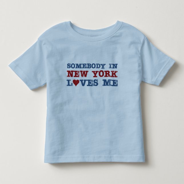 Jemand in New- YorkLieben ich Kleinkind T-shirt (Vorderseite)
