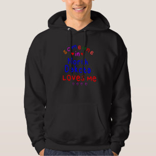 Jemand in North Dakota Lieben Ich Kinder Jungen Gi Hoodie