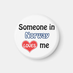 Jemand in Norwegen Liebe mir Magnet