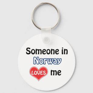 Jemand in Norwegen Liebe mir Schlüsselanhänger