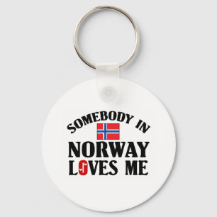 Jemand in Norwegen Schlüsselanhänger