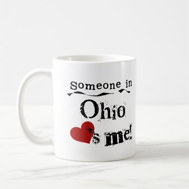 Jemand in Ohio-Lieben ich Kaffeetasse (Links)